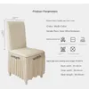 Stolskydd Stretch Full Cover Thicked Solid Bubble Seat Protector Universal Size Slipcovers för matsal El Banket