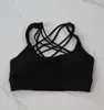 lu-066 Mode femmes Yoga soutiens-gorge doux entraînement RacerbackSports sans manches AthleticFitness débardeur antichoc course hauts moulants sport bra top lulumon