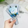 Dekorativa blommor Rose Simulation Soap Flower Mini Fake Bouquet Birthday Present Anniversary Wedding Table Decoration Artificial