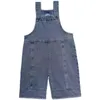 Korean style Kids Children Oversized Wide Leg Denim Overalls Baby Clothes Boys Girls Loose All-match Casual Pants 240108