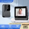 Sonnettes vidéo sonnette interphone sans fil sonnette de porte 1080P 4.3 pouces IPS écran visuel 2.4G pour villa maison bureau appartement