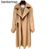 Manteau en laine de luxe Maxmaras Manuelas camel laine Slim Fit LongQLKO