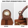 Bags Strap For Mini Bag Shoulder Dumpling Crossbody Perforated Conversion Accessories Punchfree Stra 240108