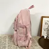 Enopella mochila unisex de nailon mochila moda impermeavel para meninas alta capacità bolsa para livros estudantes ho 240108