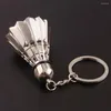 Keychains Christmas Wresth Badminton Keyring Chain Shams Creative Gift Keychain Pendant KeyFob