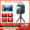 Projectoren ISINBOX X8 Mini draagbare projector met schermen Android 5G WIFI Home Theater Cinema Projector Ondersteuning 1080P Video LED-projectorenL240105