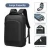 Eurcool Men Business Waterproof 156 Laptop Backpack Fashion Mężczyzna Slim Computer Plecaks Travel Moto Biker Light Notebook Bag 240108