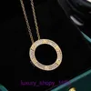 Car tires's Pendant Necklac Best sell Birthday Christmas Gift Creative and fashionable round womens atmospheric zirconia copper necklace With Original Box