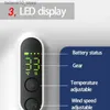 Haardrogers Draadloze oplaadbare föhn met LED-display en 30.000 RPM hoge snelheid mini draagbare föhn voor thuis slaapzaal reizen Q240109