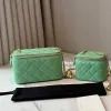 7A Qualité Femmes Sacs À Bandoulière Sacs À Main À Bandoulière Designer De Luxe Mini Boîte Portable Cosmétique Rouge À Lèvres Sac En Peau De Mouton Noir Dames Mode Petits Sacs À Main Boule D'or