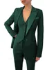 Mode grande taille femmes Blazer 3 pièces élégant à manches longues costume vestes gilet et pantalon droit femme affaires tenues 240108