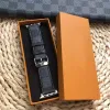 Klasyczne designerskie Smart Watches Pasek dla kobiet Mężczyzn na rękę dla Apple IWatch7/3/1/1/5/6 Vintage Lether 41/40/45/44 mm Designer Watchband G241104PE