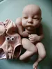 19inches Bebe Reborn Doll Kit Levi Awake By Bonnie Lifelike Real Soft Touch Unfinished Unpainted Doll Parts with Cloth Body 240108