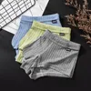 Underpants Men's Low Waist Single Layer U Convex Bag Sports Breathable Wide Thread Sweat Absorbing Underwear Charm Cool Briefs