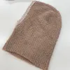 Berets Thickened Korean Lamb Wool Balaclava Hats Autumn And Winter Fashion Neck Protection Plush Ear Beanies For Women