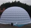 10m diameter wholesale Popular oxford cloth white inflatable igloo dome tent with blower for service equipment