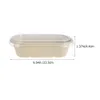 Containers Dozen Go Wegwerpvoedsel naar doos Papier Afhaalmaaltijden Lunchcontainer Saladeverpakking Schoolbakken Afhaaldeksels Borden Plastic 240108