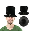 Basker platt topp hatt vuxen kostym cosplay party huvudbonader unisex scen rekvisita