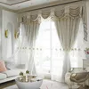 Modern Europees luxe gordijn voor woonkamer slaapkamer geborduurd tule stof garen geïntegreerd verduisterend Frans meisje op maat 240109