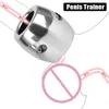 2024 Cockrings Metal Scrotum Pendant Ball Stretchers Testis Weight Penis Restraint Stainless Steel BDSM Cock Lock Ring Bondage