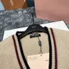 Kobiety dla kobiet designerskie kobiety jesienne zima nowe luźne kardiagn Casual V-deck-neck-ramię w swetrze Sweter żeński szyk szydełkowy odzież wierzcha KDZ7