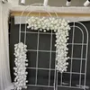 senza supporto) Fondale floreale con fiori per la fotografia Baby Shower Matrimonio Matrimonio Compleanno Decorazioni per la festa Sfondo fotografico Puntelli per cerimonia Mariage