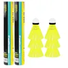 12 stks Nylon Shuttles met Sterke Kurk Hoofd Plastic Badminton Training Bal Hoge Snelheid Badminton Ballen PR Verkoop 240108