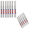 12pcs/set White Waterproof Rubber Permanent Paint Marker Pen Car Tyre Tread Environmental Tire Painting 240108