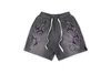 Shorts respirants nouveaux hommes femmes haut court hip hop shorts lâche course jogging fitness Newyork City lettre géométrique imprimé vêtements taille s-xl noir bleu rose