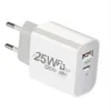 USB C 충전기 25WPD 빠른 충전 휴대용 휴대 전화 충전기 화웨이 삼성 S22 태블릿