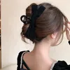 Acessórios de cabelo estilo coreano mulheres arco-nó grab clip hairpins grande grande veludo moda barrette