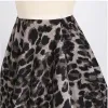 Cintura alta saia feminina casual sexy leopardo impressão bud mini saias senhora moda outono inverno veludo saia mujer faldas