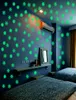 Party Christmas Luminous Snowflake Wall Sticker Glow in the Dark Fluorescerande stjärna för hem Nytt år Xmas Party Decal Stickers2655275