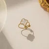 2024 offener Schmuck-Herz-Ring, Valentinstag, Muttertag, modisches Geschenk, Verlobungsring