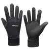 Gants de cyclisme protection d'écran tactile doigt complet chaud et velours coupe-vent sports de plein air d'hiver pour hommes et femmes résistant au froid U-2