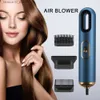 Hair Dryers Mini Hair Dryer Anion Blow Dryer Multifunction Portable Ionic Blower 3 Gear Auto Off Hair Styling Tool Q240109