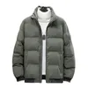 Autumn and Winter New Cotton Clothes for Men Windproof Trend Korean Edition Loose Size Youth Down Cotton Coat