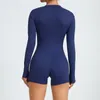 Active Sets Long Sleeve Yoga Sport Jumpsuit Women Padding Fitness Overalls 2024 Lycra Gym Clothing Woman Sportswear Workout Set Blue Red