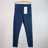 lu-066 Pantaloni da yoga Allinea collant multitasche a vita alta spazzolati su entrambi i lati Corsa in sella con colture a punti riflettenti lulumon