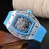 luxury men's watch sapphire mirror top designer high quality datejust 47mm quartz luminous rubber strap waterproof sport montre luxe watches