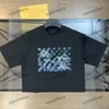 Xinxinbuy 2024 Men Designer Tee Tシャツ海藻レタープリント1854女性ブラックホワイトレッドブルーXS-3XL