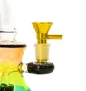 Palenie metalowej miski miski mini 14 mm łapacza popiołu na bong wodę do rur wodnych kwarc banger cała mieszanka kolorów 8198623