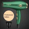 Hair Dryers 2022 New 110-220V Professional Electric Hair Dryer Strong Wind Salon Hot Cold Dry Negative Ionic Hammer Blower Travel Foldable Q240109