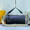 Luis Vuittons Capacité LouiseviUeUtion Designer de luxe Véritable grand sac pour femmes sac en cuir cylindrique Sac pour femmes polyvalen