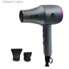 Hair Dryers 2000W Silent Hair Dryer Negative Ion Constant Temperature Portable T-shaped Hair Dryer for Salon Home Quick Drying Hot Cold Air Q240109