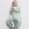 Bambufiber baby sommar sovsäck mjuk bekväm blixtlås barn född sömn säck ärmlösa sömnväskor för barn 240108