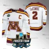 Minnesota Golden Gophers MATTHEW KNIES 2023 NCAA Frozen Four College NCAA Hockey Jersey 14 Brock Faber CARL FISH Jackson Lacombe Jaxon Nelso 46