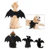 Vêtements pour chiens Halloween Costume pour animaux de compagnie Bat Wing pour chat Dogs Festival Party Props Cape Holiday Dress Up Puppy Po