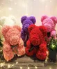 5PCS 40 cm Reddy Bear Rose Flower Sztuczne świąteczne prezenty dla kobiet walentynowe 039S Prezent Plush Bearx5cx5crabbit1246294