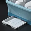 キッチンストレージフック料理ボックス蓋付きプラスチックカトラリーラック密閉虫耐性カップ付き